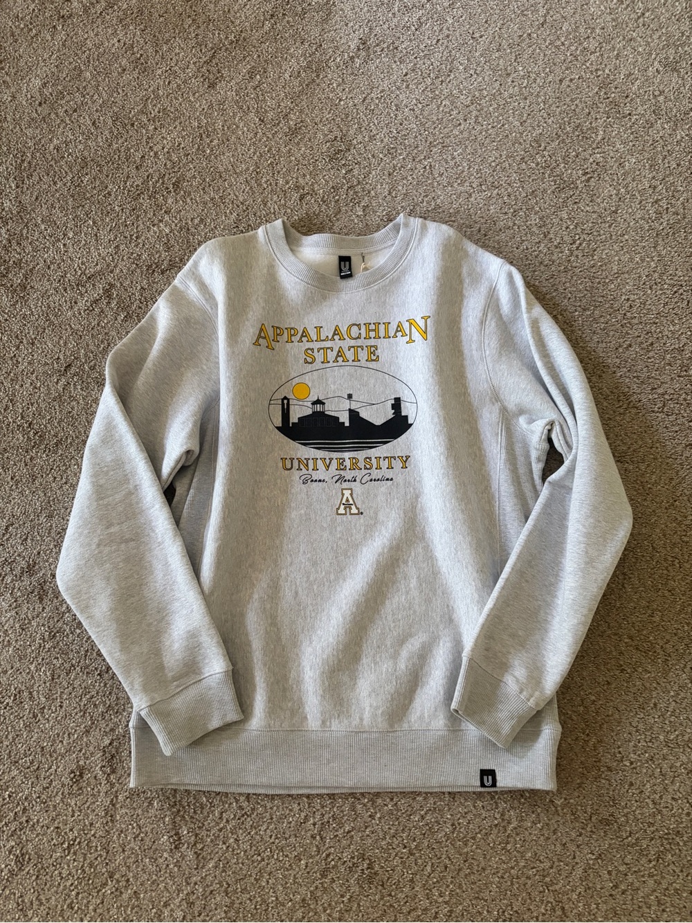 Appalachian State University Gray Crewneck Sweatshirt